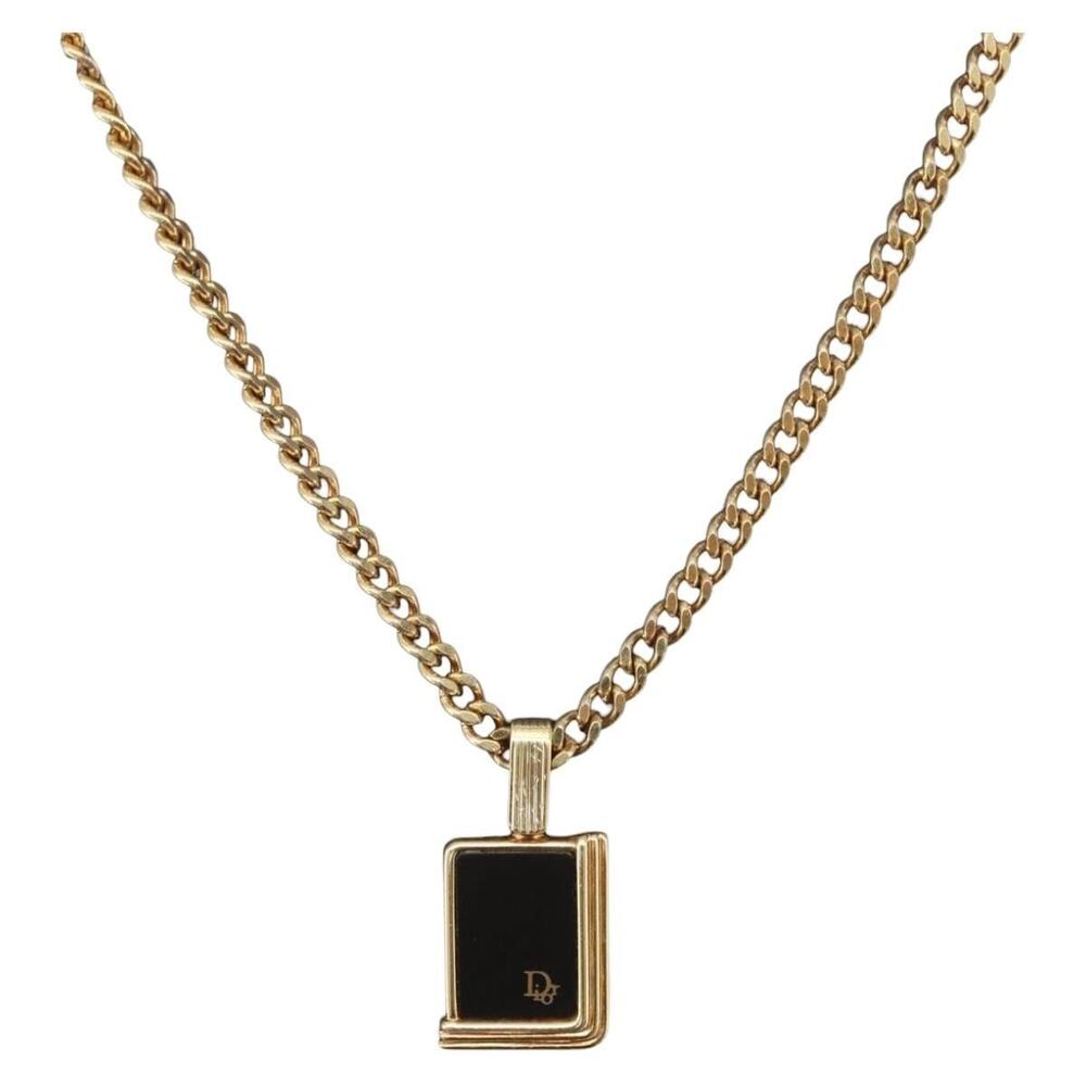 Dior Necklace Metal Gold Tone